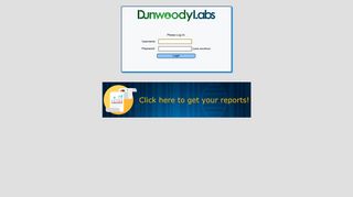 Dunwoody Labs - Login