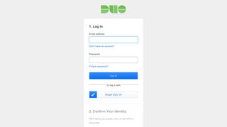 Login - Duo Administration page - Duo Security