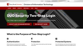 DUO Security Two-Step Login | Division of Information Technology