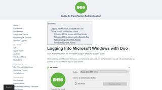 Duo Authentication for Windows Logon - Guide to Two-Factor ...