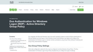 Duo Authentication for Windows Logon Group Policy ... - Duo Security