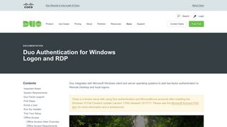 Duo Authentication for Windows Logon and RDP | Duo Security