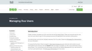 Duo Admin - Managing Users | Duo Security