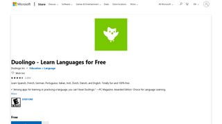 Get Duolingo - Learn Languages for Free - Microsoft Store