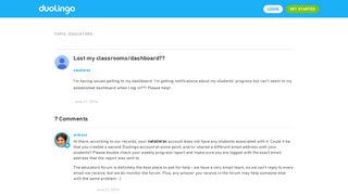Lost my classrooms/dashboard?? - Duolingo Forum