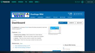 Dashboard | Duolingo Wiki | FANDOM powered by Wikia