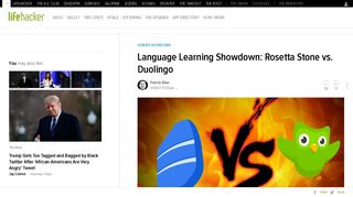 Language Learning Showdown: Rosetta Stone vs. Duolingo - Lifehacker