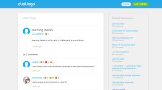 learning Italian - Duolingo Forum