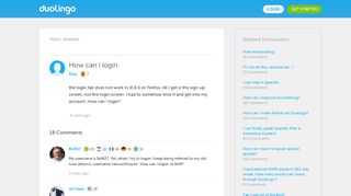 How can I login - Duolingo Forum