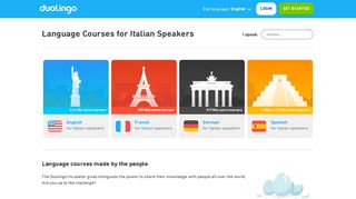 Language Courses for Italian Speakers - Duolingo