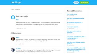 How can I login - Duolingo Forum