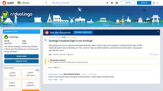 Duolingo Facebook Sign-in not working? : duolingo - Reddit