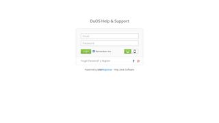 Login - DuOS Help & Support Help Desk - AMIDuOS