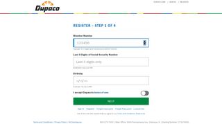Register - Dupaco's Shine Online Banking - Dupaco Community ...