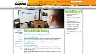 Dupaco Credit Union - Online & Mobile Banking
