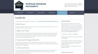 Landlords - DuPage Housing Authority