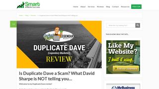 Is Duplicate Dave a Scam? What David Sharpe is NOT telling you...