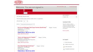DuPont Careers - Sign in to your account