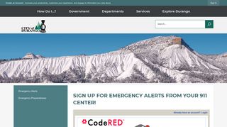 Sign Up for Emergency Alerts from your 911 Center! | Durango, CO ...