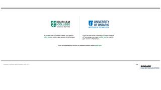 Durham College and UOIT Login - powered by SunGard Higher ...