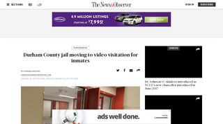 Durham County jail moving to video visitation for detainees | Raleigh ...