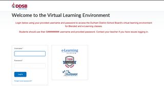 Login - Durham DSB - e-Learning