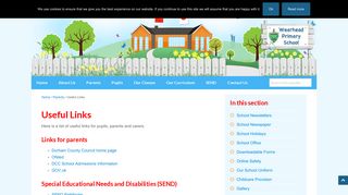 Useful Links - Wearhead Primary School