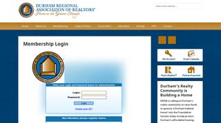 Membership Login - Durham Regional Association of Realtors
