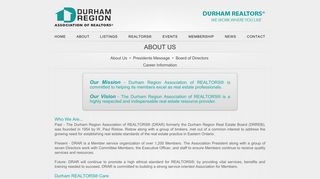 About - Durham Region Association of REALTORS®
