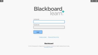 Have an account? - Blackboard