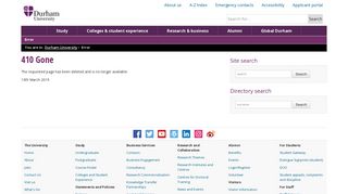 Computing and Information Services : E-Mail - Durham University