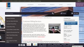 Customer Billing Services | Durham, NC