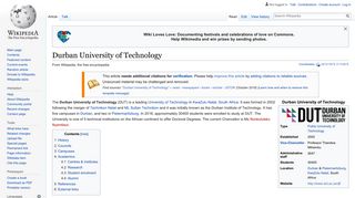 Durban University of Technology - Wikipedia