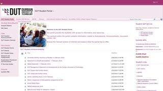 DUT Student Portal