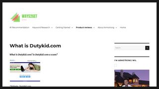 What is Dutykid.com? | Ways to get extra cash