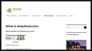 What is dutytimes.com? | Ways to get extra cash