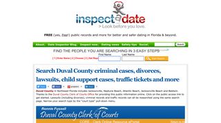 Search Duval County criminal cases, divorces, lawsuits, child support ...