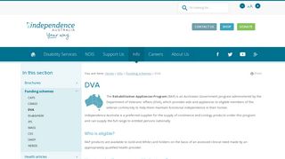 DVA - Independence Australia
