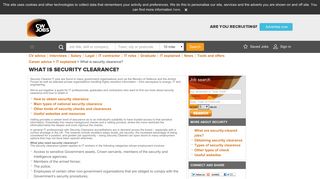 What is security clearance? - CWJobs