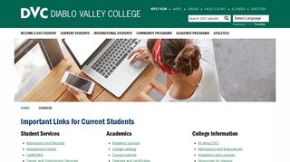 Current Students - Diablo Valley College
