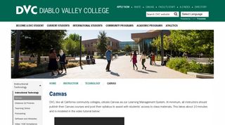 Canvas - Diablo Valley College