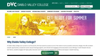 Why Choose DVC - Diablo Valley College