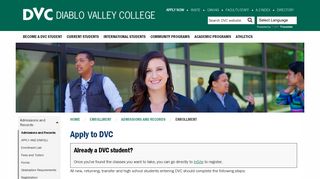 Enrollment - Diablo Valley College