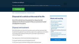 Disposal of a vehicle at the end of its life | nidirect