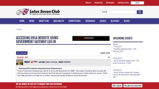 Accessing DVLA website using Government Gateway log in | Lotus ...
