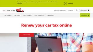 How To Easily Renew Your Car Tax Online - Direct Line
