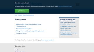 Theory test | nidirect