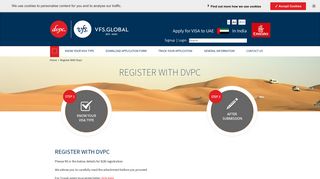 Dubai visa information - India - Register With Dvpc