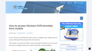 How to access Hikvision DVR from mobile (step-by-step) - Learn ...