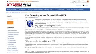 Port Forwarding for your Security DVR and NVR - CCTV Camera World